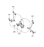 Diagram for 1999 Hyundai Sonata Seat Belt - 89810-38100-LT