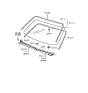 Diagram for 2003 Hyundai Sonata Windshield - 86110-38021