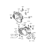 Diagram for 1998 Hyundai Sonata Bellhousing - 43115-39013