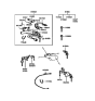 Diagram for 2000 Hyundai Sonata Ignition Switch - 93110-38000