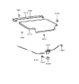 Diagram for 1999 Hyundai Sonata Trunk Latch - 81230-38000