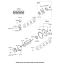 Diagram for 2006 Hyundai Tiburon Crankshaft Pulley - 23124-37500