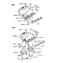 Diagram for 2003 Hyundai Santa Fe Exhaust Manifold - 28511-38202