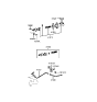 Diagram for 1999 Hyundai Sonata Clutch Master Cylinder - 41610-38100