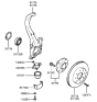 Diagram for 2000 Hyundai Sonata Steering Knuckle - 51715-38000