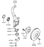 Diagram for 1998 Hyundai Sonata Steering Knuckle - 51715-38000