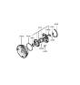 Diagram for Hyundai Sonata Torque Converter - 45100-39010