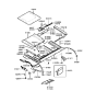 Diagram for 2004 Hyundai Sonata Sunroof - 81610-38000