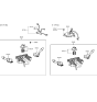 Diagram for Hyundai XG350 Clock Spring - 93490-38001