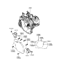 Diagram for 2003 Hyundai Sonata Engine Mount Torque Strut - 43176-39003