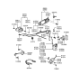 Diagram for 1998 Hyundai Sonata Door Latch Assembly - 81310-38000