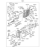 Diagram for Hyundai Entourage Brake Proportioning Valve - 46301-39500
