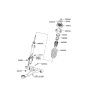 Diagram for 2007 Hyundai Sonata Shock Absorber - 54611-3K051