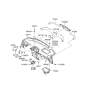 Diagram for 2007 Hyundai Sonata Hazard Warning Switch - 93790-3K000-CH