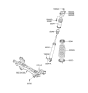 Diagram for 2005 Hyundai Sonata Shock Absorber - 55311-3K051