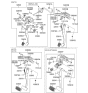 Diagram for 2009 Hyundai Azera Brake Pedal - 32810-3K750