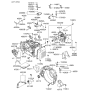 Diagram for 2006 Hyundai Sonata Engine Mount Torque Strut - 45220-39900