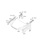 Diagram for Hyundai Sonata Fender - 66320-3K300