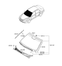 Diagram for 2006 Hyundai Sonata Windshield - 86110-3K090