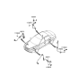 Diagram for Hyundai Sonata ABS Sensor - 59830-0A000