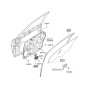 Diagram for 2005 Hyundai Sonata Window Regulator - 82481-3K001