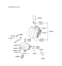 Diagram for 2006 Hyundai Sonata Seat Cushion - 8820A-0A906-CHL