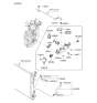 Diagram for Hyundai Sonata Thermostat Housing - 25631-25001