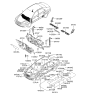 Diagram for 2005 Hyundai Sonata Dash Panels - 84120-0A100