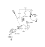 Diagram for 2007 Hyundai Sonata Clutch Hose - 41640-3K000