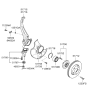 Diagram for 2006 Hyundai Sonata Brake Disc - 51712-3K100