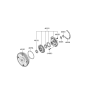 Diagram for 2003 Hyundai Sonata Torque Converter - 45100-39011