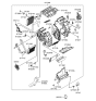 Diagram for 2005 Hyundai Azera Evaporator - 97140-3K001