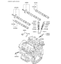 Diagram for 2008 Hyundai Sonata Camshaft - 24100-3C400