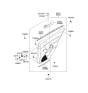 Diagram for 2005 Hyundai Sonata Power Window Switch - 93580-3K010-CH