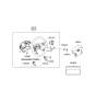 Diagram for 2007 Hyundai Sonata Cruise Control Switch - 96700-3K601-CH