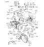 Diagram for Hyundai Azera Transfer Case - 45240-3A501