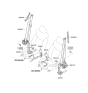 Diagram for 2017 Hyundai Ioniq Seat Belt - 88810-G7500-TRY