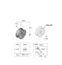 Diagram for 2021 Hyundai Ioniq Spare Wheel - 52905-G7700