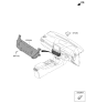 Diagram for 2021 Hyundai Ioniq Blower Control Switches - 97250-G7BG0-RET