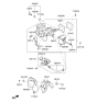 Diagram for Hyundai Genesis G80 Brake Fluid Level Sensor - 58535-G9000