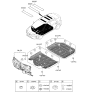 Diagram for Hyundai Ioniq Dash Panels - 84120-G7300