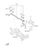 Diagram for 2021 Hyundai Ioniq Sway Bar Kit - 54810-G7050