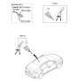 Diagram for 2021 Hyundai Ioniq Door Lock Cylinder - 81970-G2A00