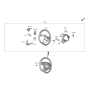 Diagram for 2020 Hyundai Ioniq Steering Wheel - 56100-G7FC0-T9Y