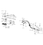 Diagram for 1999 Hyundai Tiburon Shift Knob - 43711-27151