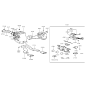 Diagram for 1997 Hyundai Tiburon A/C Switch - 97250-27055