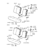 Diagram for 1997 Hyundai Tiburon Seat Cover - 89370-27150-LKP