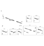 Diagram for Hyundai Tiburon CV Joint - 49508-29M11