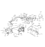 Diagram for Hyundai Elantra Cooling Fan Assembly - 97730-29050