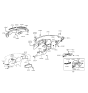 Diagram for Hyundai Tiburon Dimmer Switch - 94950-27000